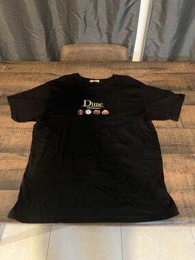Dime Black Graphic Short Sleeve Tee